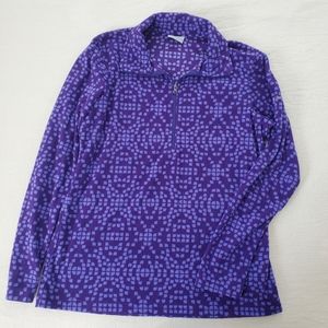 Columbia pattern purple jacket women's large